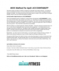 Mixx Method April 2019